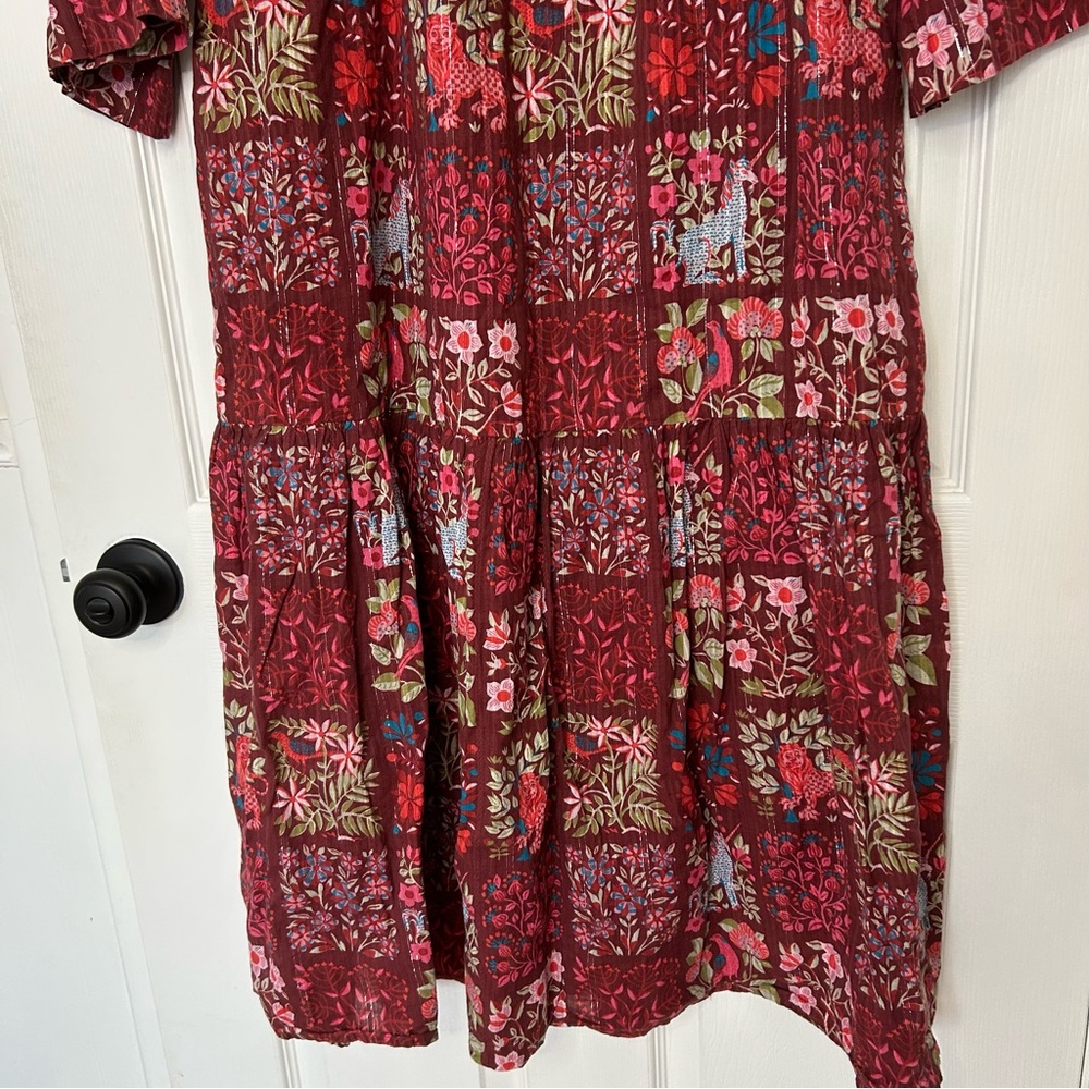 Printfresh Stained Glass Float On Midi Dress - image 7